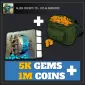 5K Gems + 1M Coins — Alien Creeps TD