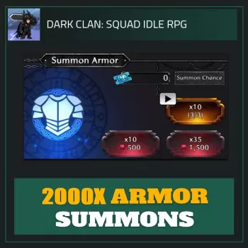 2000x Armor Summons — Dark Clan