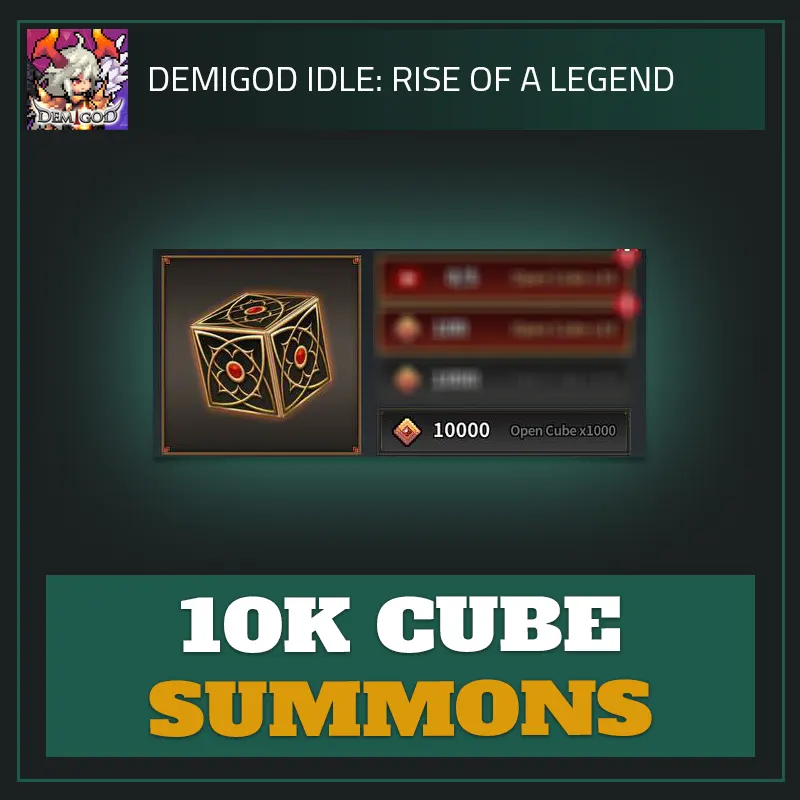 10K Cube Summons — Demigod Idle 10K Cube Summons — Demigod Idle-Demigod Idle
