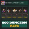 500 Dungeon Keys — Demigod Idle 500 Dungeon Keys — Demigod Idle