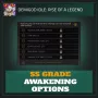SS Grade Awakening Options — Demigod Idle