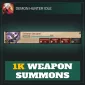 1K Weapon Summons — Demon Hunter Idle