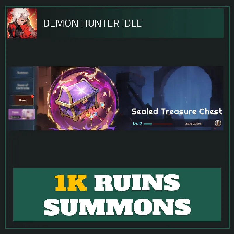 1K Ruins Summons — Demon Hunter Idle-Demon Hunter Idle