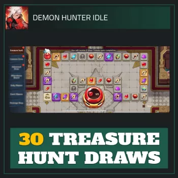 30 Treasure Hunt Draws — Demon Hunter Idle