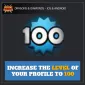 Increase the level of your profile to 100 — Dragons & Diamonds