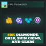 40K Diamonds, Gold, Skin Coins, And Gears — FRAG Pro Shooter
