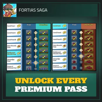 Unlock Every Premium Pass — Fortias Saga