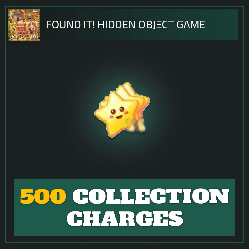 500 Collection Charges — Found It!-Found It! Hidden Object Game
