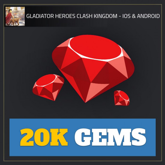 20K Gems — Gladiator Heroes Clash Kingdom ios hack