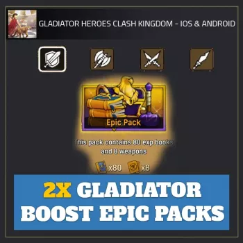 2x Gladiator Boost Epic Packs — Gladiator Heroes