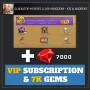 VIP Subscription & 7K Gems — Gladiator Heroes