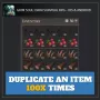 Duplicate an item 100x times — Grim Soul: Dark Survival RPG