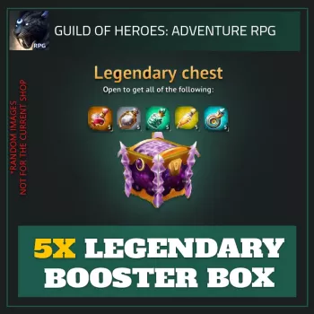 5x Legendary Booster Box — Guild of Heroes