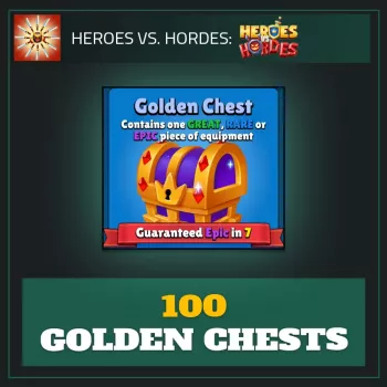 100 Golden Chests — Heroes vs. Horde