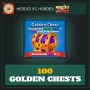 100 Golden Chests — Heroes vs. Horde