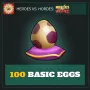 100 Basic Eggs — Heroes vs. Horde