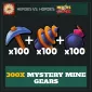 300X Mystery Mine Gears — Heroes vs. Horde