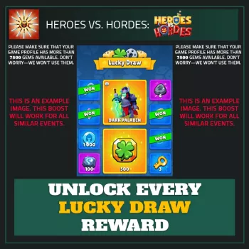 Unlock Every Lucky Draw Reward — Heroes vs. Horde