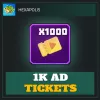 1K AD Tickets — Hexapolis