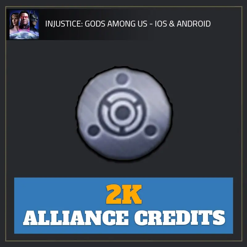 2K Alliance Credits — Injustice: Gods Among Us android cheat