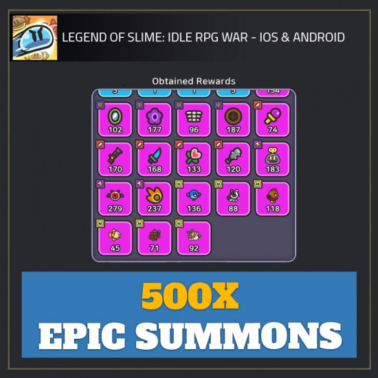 500X Epic Summons — Legend of Slime RPG android cheat