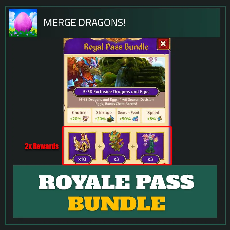Royale Pass Bundle —  Merge Dragons!-Merge Dragons