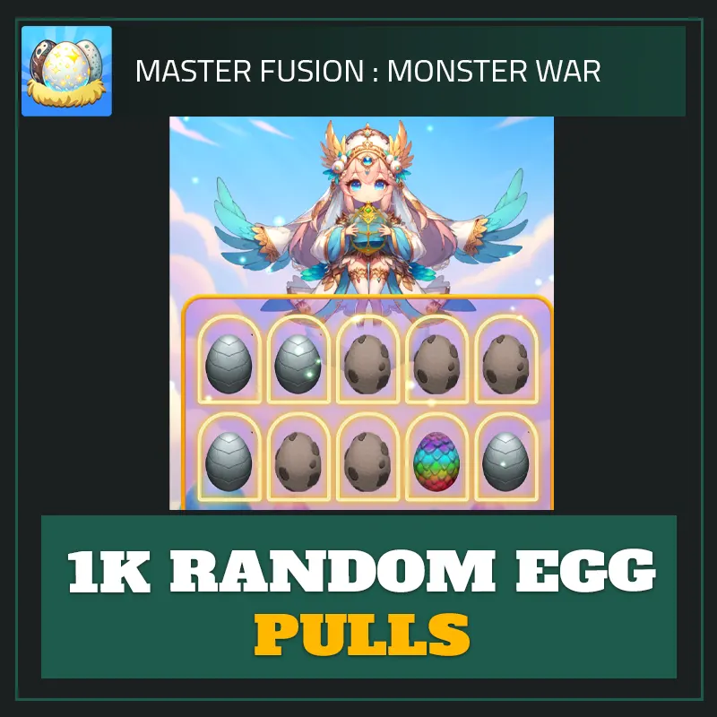 1K Random Egg Pulls — Master Fusion