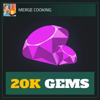 20K Gems — Merge Cooking