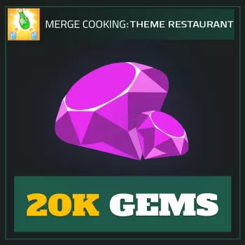 20K Gems — Merge Cooking
