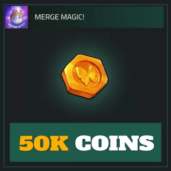 50K Coins — Merge Magic!