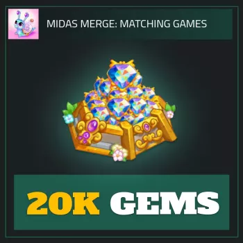 20K Gems — Midas Merge