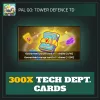 300x Tech Dept Cards — Pal Go Tower Defense