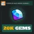 20K Gems — Paradise Paws