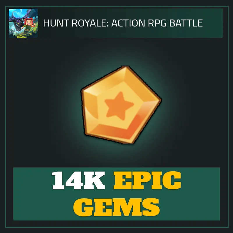 14K Epic Gems — Hunt Royale-Hunt Royale