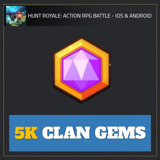 5K Clan Gems — Hunt Royale android cheat