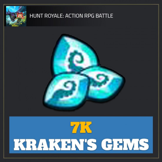 7K Krakens Gems — Hunt Royale