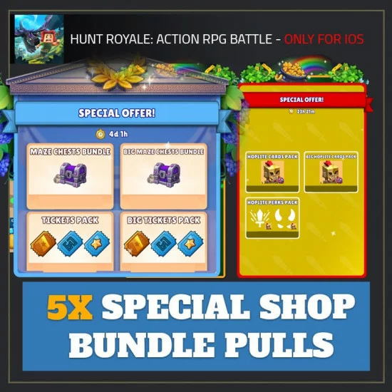 5x Special Shop Bundle Pulls — Hunt Royale android cheat