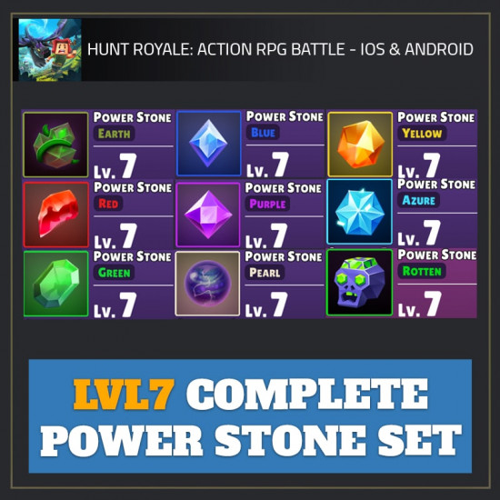 Complete Power Stone Set — Hunt Royale