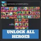 Unlock all Heroes  — Hunt Royale