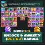 Unlock & Awaken (Lv. 1 & 2) Heroes — Hunt Royale