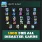 100x For All Disaster Cards — SimCity BuildIt