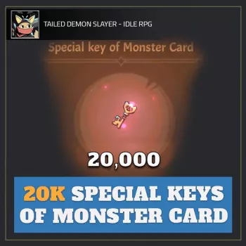 20K Special Keys of Monster Card — Tailed Demon Slayer