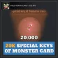 20K Special Keys of Monster Card — Tailed Demon Slayer