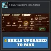 4 Skills Upgraded to MAX — The Wolf Online RPG