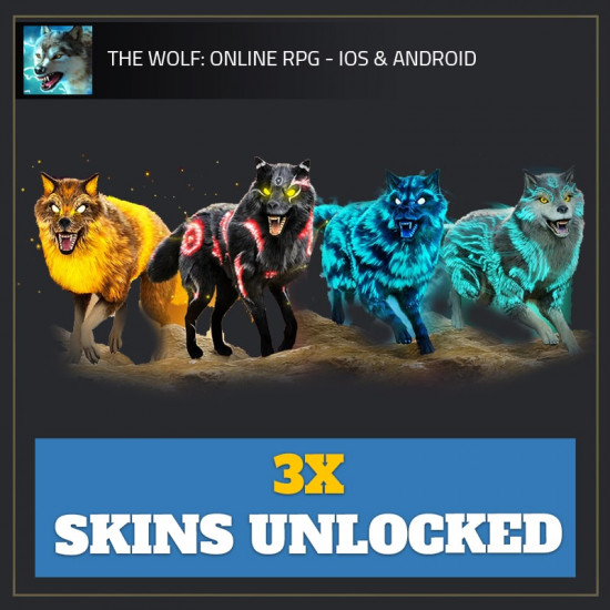 3x Skins Unlocked — The Wolf Online RPG ios hack