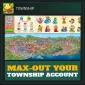 Township Maxed-out Account — (Layout, All Skins, Unlocked Lands, Stats)